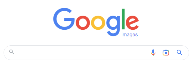 Et skærmudklip af søgefunktionen på Google images.