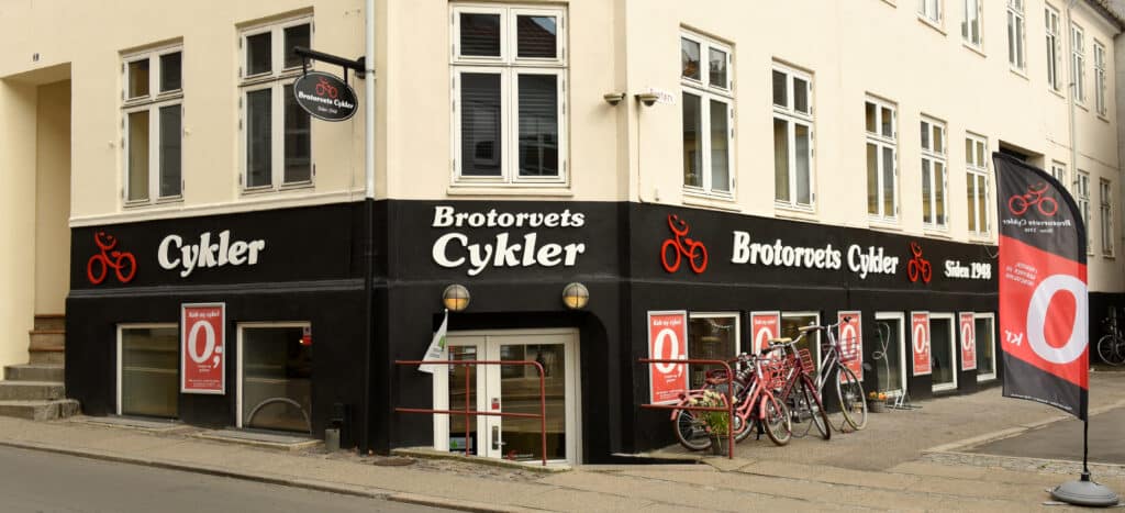 Cykelbutik, Brotorvets Cykler på Borgade i Næstved