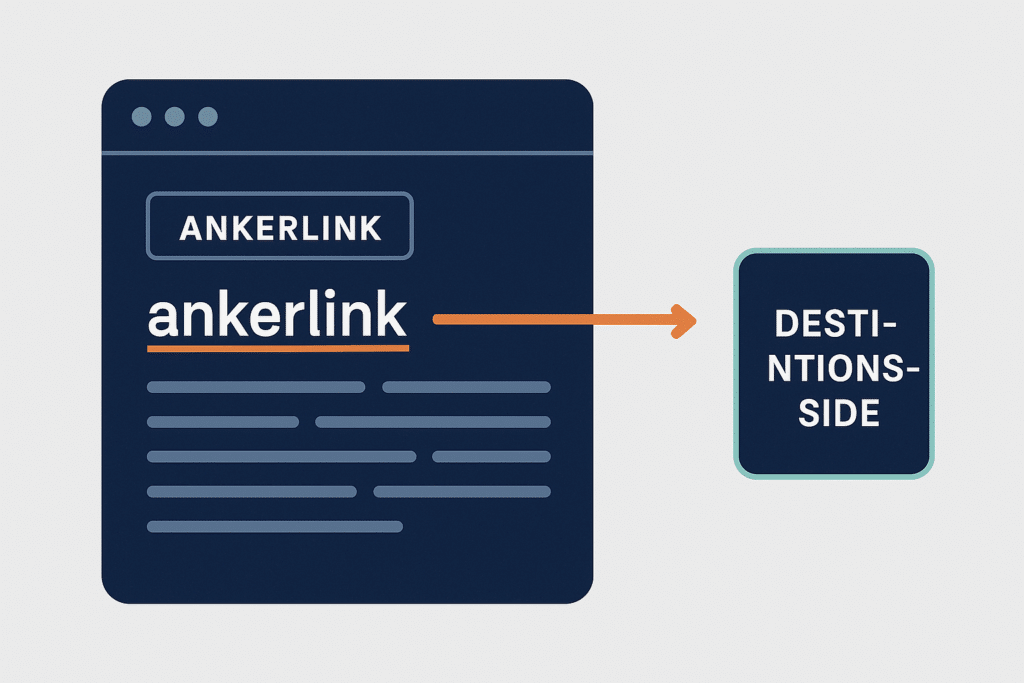 Ankertekst illustration