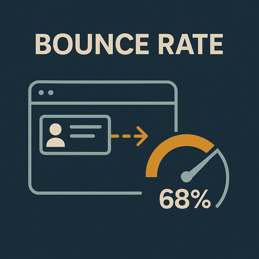 Bounce rate illustration.