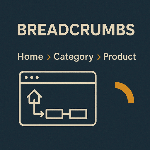 Breadcrumbs illustration.