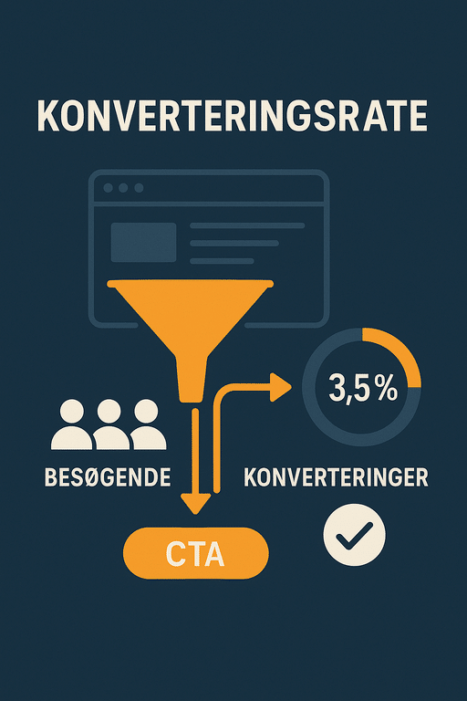Konverteringsrate illustration.