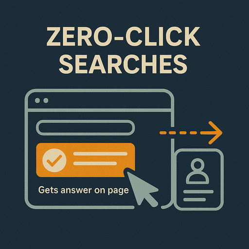 Zero click searches illustration.